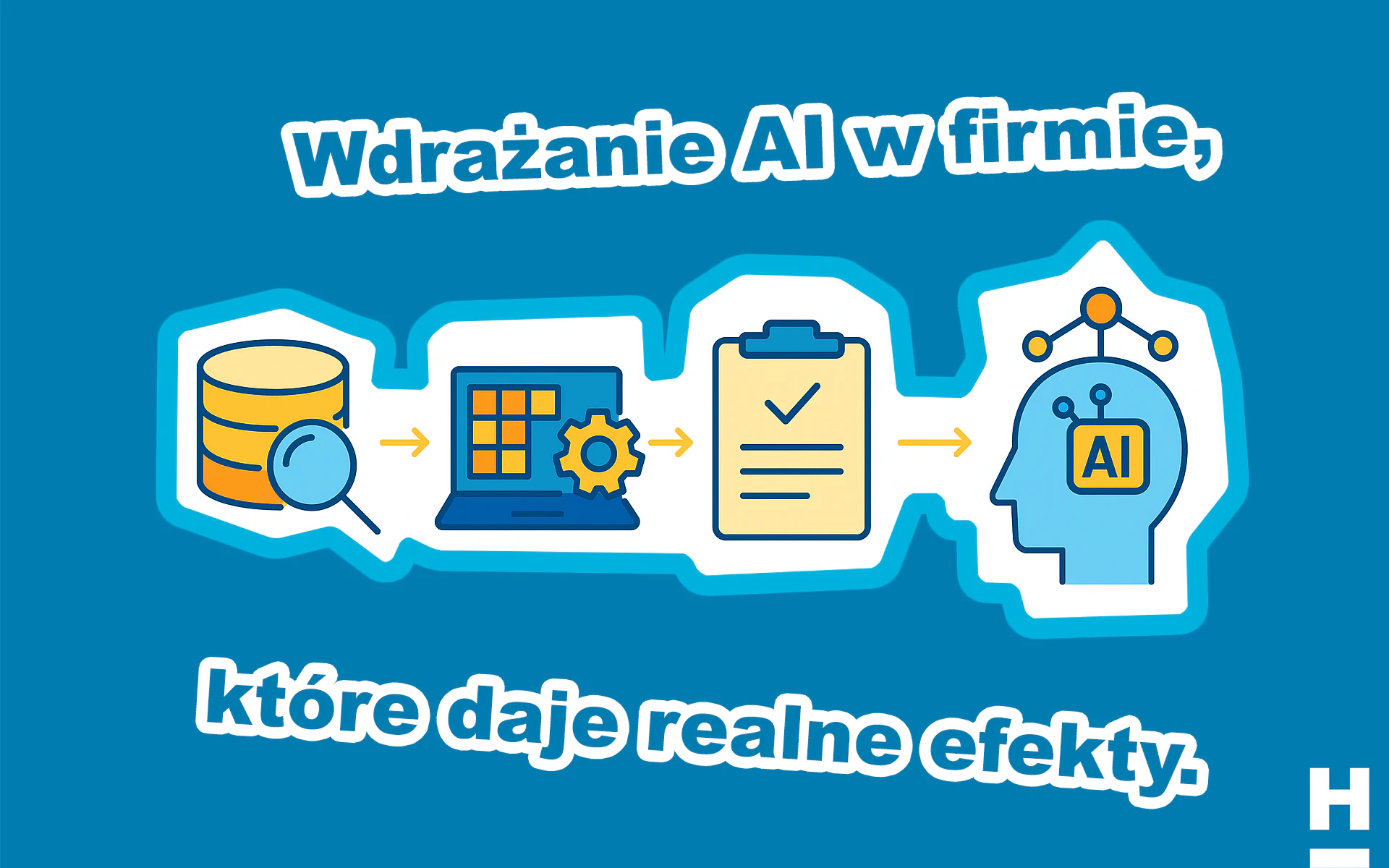 Wdrażanie AI w firmie, organizacji, czy w przedsiębiorstwie dające realne efekty.