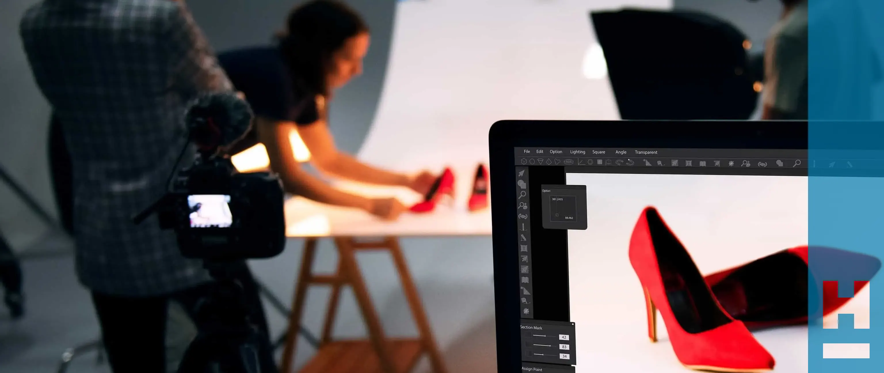 Fotografia produktowa - backstage.